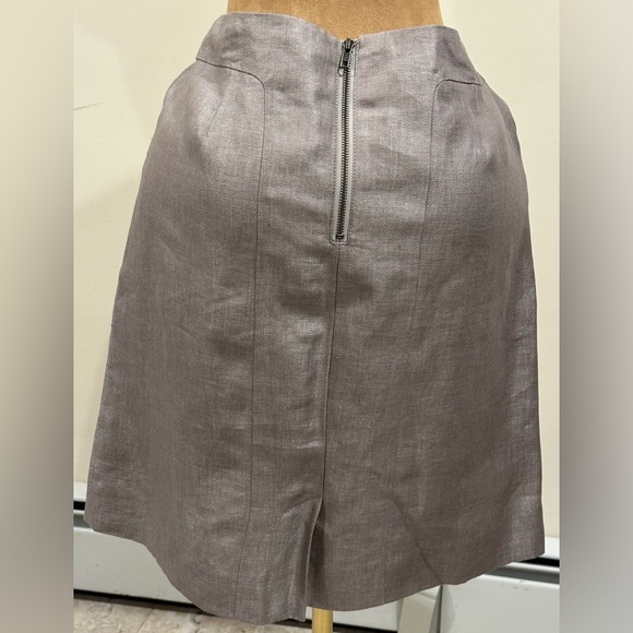 Nie & Toe Metallic Taupe Color.Lined. Zipper Closure In The Back. Sz 14. - Picture 4 of 12